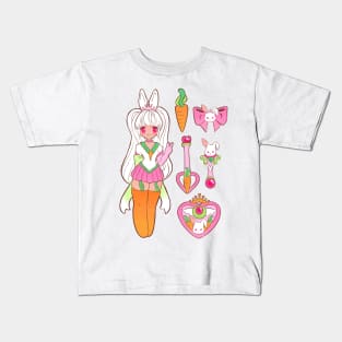 Magical Girl Bunny Kids T-Shirt